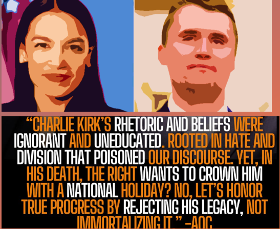 AOC’s Shameless Narrative Machine: Distorting Charlie Kirk’s Legacy to Score Political Points