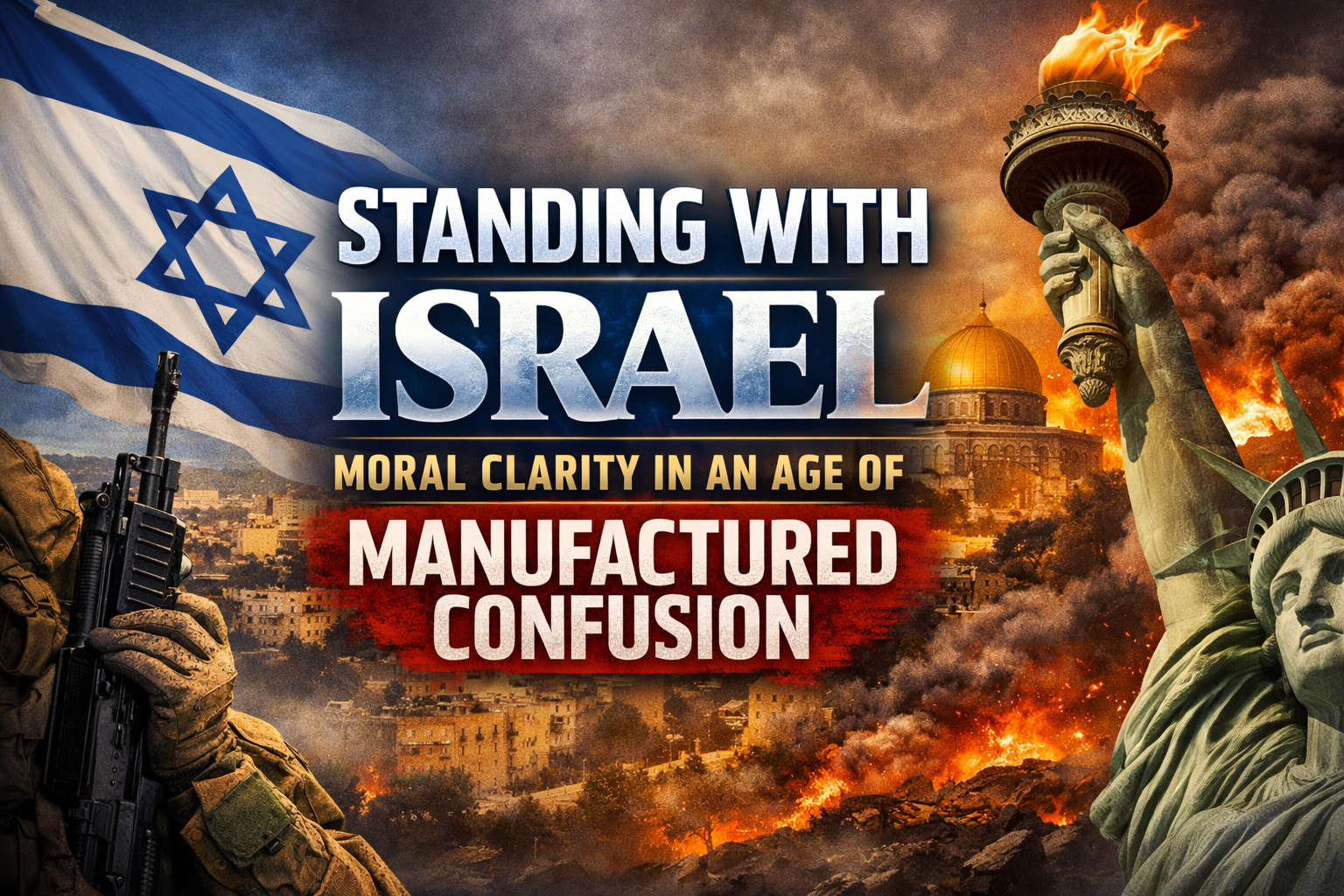 STANDING WITH ISRAEL: MORAL CLARITY IN AN AGE OF MANUFACTURED CONFUSION