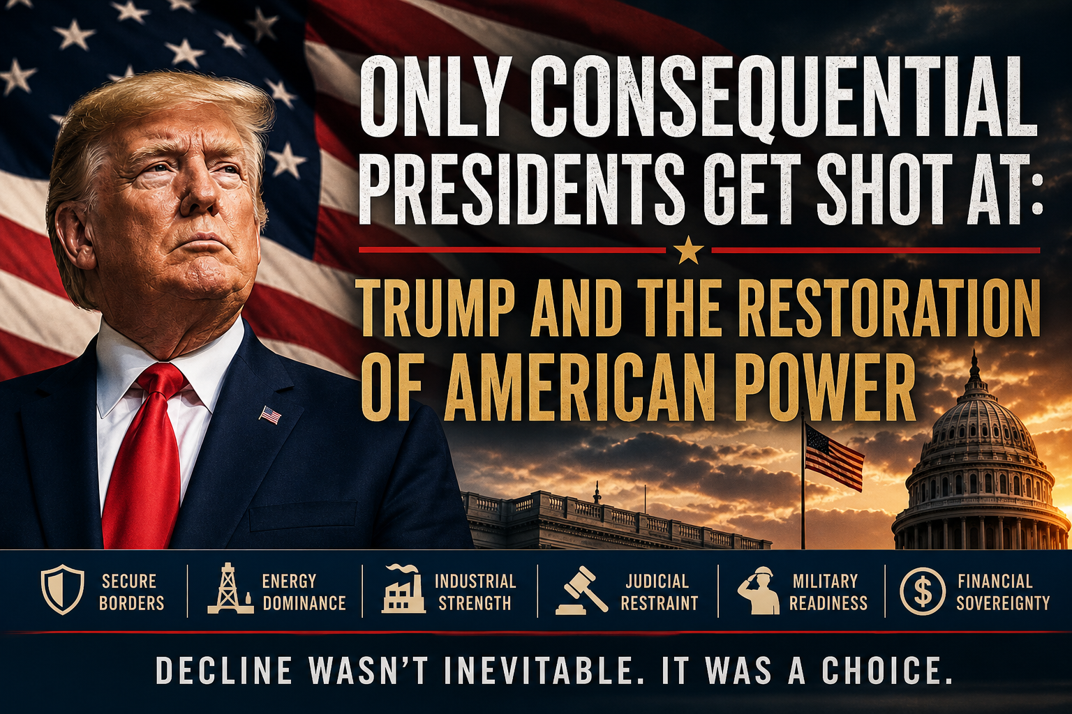 Only Consequential Presidents Get Shot At: Trump and the Restoration of American Power